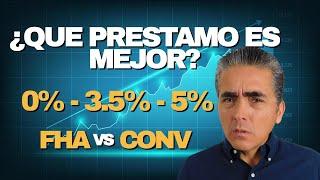 Cuál Te Conviene Más? Ventajas y Desventajas Importantes! Prestamos FHA vs Conventional - USDA vs VA