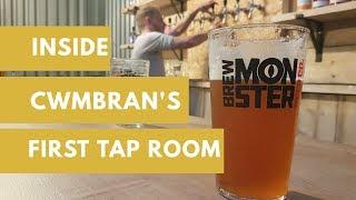 Inside Cwmbran's first tap room- The bar above the brewery at Brew Monster