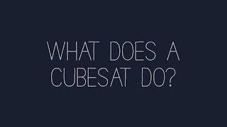 What Does A Cubesat Do?