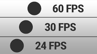 24 FPS vs 30 FPS vs 60 FPS (comparison)