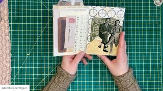 Tutorial Easy Mini Folio / Album | One Page Wonder | Craft With Me | #timholtz #diy #papercrafts