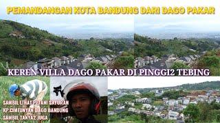 SUASANA PEMANDANGAN DAGO PAKAR.DRI KETINGIAN PRKEBUNAN PETANI KP.CIMEUYAN