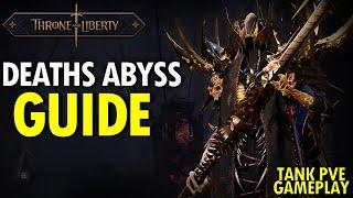 Throne and Liberty - Deaths Abyss GUIDE - TANK POV