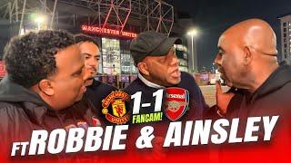 “Lacking A Striker” | Don Robbie & Ainsley Harriott Reaction | Manchester United 1-1 Arsenal