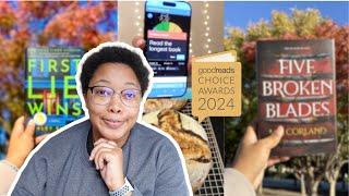 Reading 2024's Best Books | goodreads choice awards reading vlog pt. 1