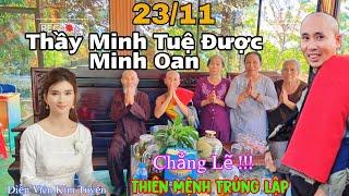 Thầy Minh Tuệ Được Minh Oan Chẳng Lẽ Thiên Mệnh Trùng Lập Bà Con Ăn Mừng Bất Chấp