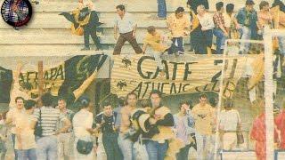 Vllaznia Shkodër - AEK  1991  //  Pyro-Greece