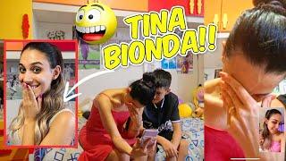 TINA SI E' FATTA BIONDA - SCHERZO TELEFONICO A MAMMA  *Back-to-School di SHEIN beauty*