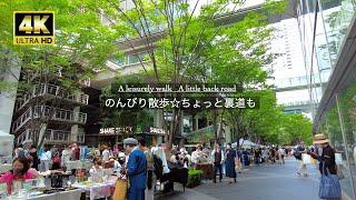 A leisurely walk around Tokyo Station - Yurakucho - Ginza - Tsukiji Hongan-ji - Kachidoki Bridge