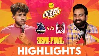 Comedian Cricket League 2024 | SEMI FINAL | Highlights | Chandigarh Challengers vs Delhi Destroyers