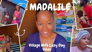 MADALILE: Village Wife Lazy Day Vibes | Hair Care Routine |  | Spiritual Wisdom From My Husband