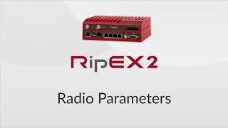 RipEX2 Tutorial – Radio Parameters