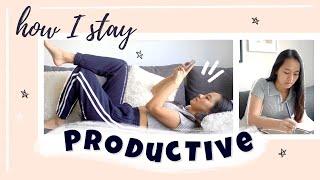 how I stay PRODUCTIVE at home│helpful tips to keep you motivated during quarantine 