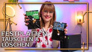 How to: NAS-Festplatten tauschen & Daten löschen | Tech like Vera