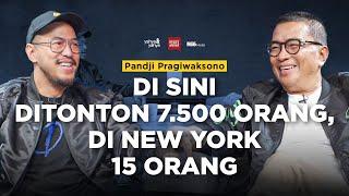 Pandji Pragiwaksono Di Sini Ditonton 7.500 Orang, Di New York 15 Orang | Helmy Yahya Bicara