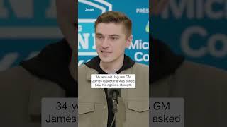 Jacksonville Jaguars GM James Gladstone is the second-youngest general manager in NFL history