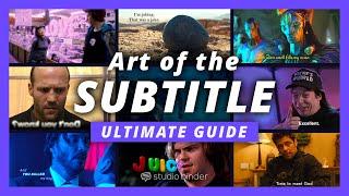 Subtitles — The Ultimate Guide to Movie Subtitling Format, Style & Etiquette