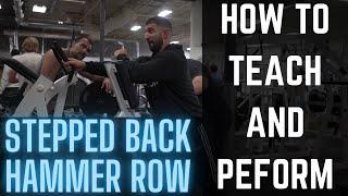 Kneeling Hammer Row - How to teach and perform it