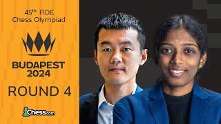 FIDE Chess Olympiad: Can Ding Get To Winning? USA vs. Netherlands In Women | Rd 4