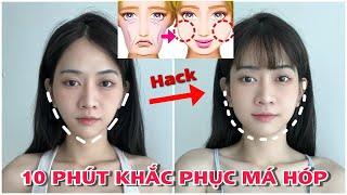 BÀI TẬP KHẮC PHỤC HÓP MÁ GIÚP BẠN TRẺ RA 10 TUỔI | MÁ PHÚNG PHÍNH KHÔNG CẦN PHẪU THUẬT| Lê Bống