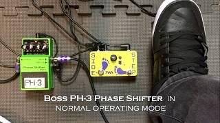 TWA Side Step Expression LFO and the Boss PH-3 Phase Shifter