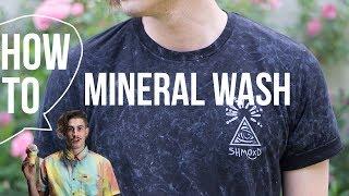 How to Mineral Wash Clothes