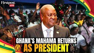 Ghana President's Inauguration LIVE: John Dramani Mahama Sworn in for His Second Term as President