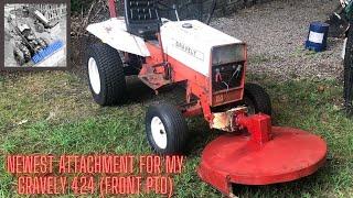 Newest Attachment for my Gravely 424 (Front PTO)