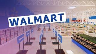 How does Walmart implement its low-cost strategy?