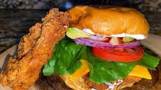 Crispy Oyster Mushroom Burger || A Must Try! Authentic Plantbased Eats