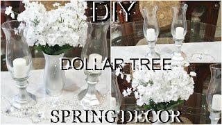 DIY DOLLAR TREE SPRING FLOWER ARRANGEMENT & CANDLE HOLDERS | PETALISBLESS