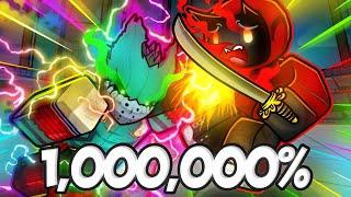 They Added 1,000,000% ULTIMATE AWAKENING in ROBLOX Heroes Battlegrounds...