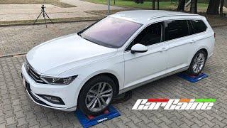 New VW Passat 4motion 4x4 test on rollers - CarCaine