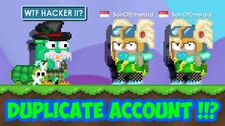 PRANK DUPLICATE "SonOfEmerald" ACCOUNT !!? Growtopia Prank