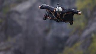 Insane Wingsuit Fly By! Does Not Get Any Closer Then This!