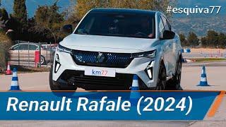 Renault Rafale 2024 - Maniobra de esquiva  (moose test) y eslalon | km77.com