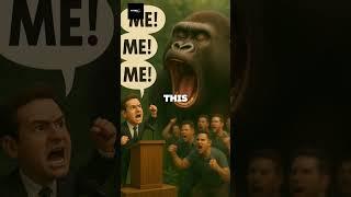 The Truth Behind Gorilla Fights and Human Egos  #animation #humanbehavior #thinkdeep #humannature