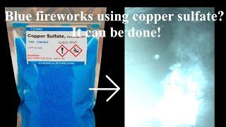 How to Make Blue Firework Stars Using Copper Sulfate