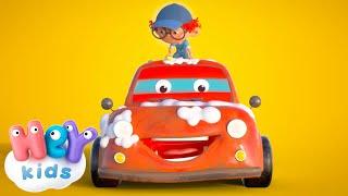 Le lavage de voiture  🫧 Splish splash ! 🫧 | Chansons pour Enfants | HeyKids en Français