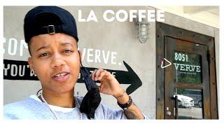 THE HYPE ON VERVE COFFEE IN LA?! | VLOGGIE