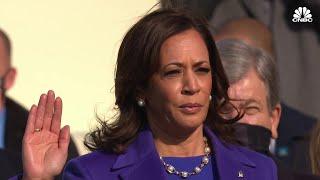 Kamala Harris takes oath as vice president of the United States