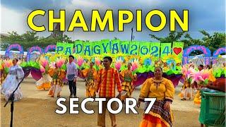 Padagyaw Festival 2024 Champion - Sector 7 Cultural Dance competition