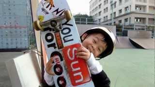 5 year old skateboarder in Taiwan - Leo Chen