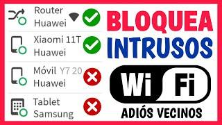 Cómo BLOQUEAR DISPOSITIVOS de tu Red WiFi