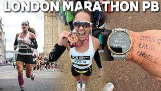 LONDON MARATHON 2024 with STRAVA | 14 min PB - 3.05:44