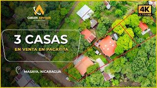  ¡Increíble Oportunidad! 3 Casas en Venta en Pacayita, Masaya | Bienes Raíces Nicaragua