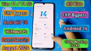 Vivo T1/T1 5g FRP Bypass Android 14 Latest Security August 2024 | All Vivo T1 FRP Bypass Android 14