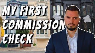 How Much I Made from MY FIRST SALE as a Real Estate Agent (MY FIRST COMMISSION CHECK)