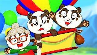 Balloon Air Trip Song | Panda Bo Nursery Rhymes for Kids