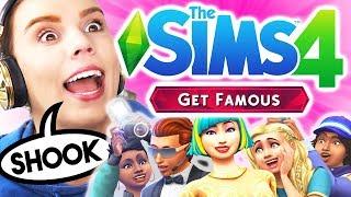 GET FAMOUS Celebrity Life! ~ Sims 4 Trailer Reaction